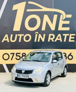 Dacia Sandero 2008 1.4 Benzina Euro 4 Rate Avans 0 Doar cu Buletinul