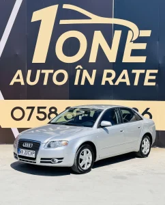 AUDI A4 2007 1.6 BENZINA EURO 4 Rate Avans 0 Doar Cu Buletinul