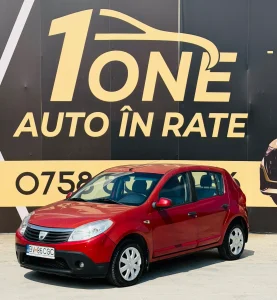 DACIA SANDERO 2008 1.4 BENZINA EURO 4 Rate Avans 0 Doar Cu Buletinul