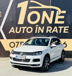 VOLKSWAGEN TOUAREG R-LINE 4X4 2014 3.0 DIESEL EURO 5 Rate Avans 0 Doar cu Buletinul